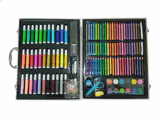 حقيبة ألوان أنيقة + 4 كتب تلوين هدية