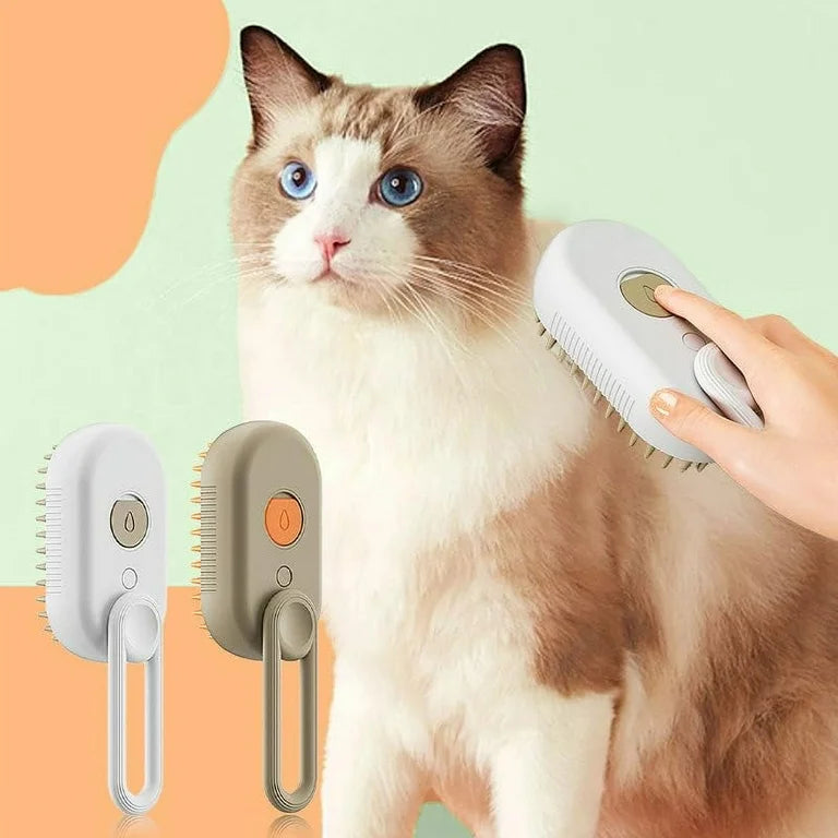 Kiddy-Pets™ Brosse à vapeur douce 4 en 1 rechargeable pour chat et chien